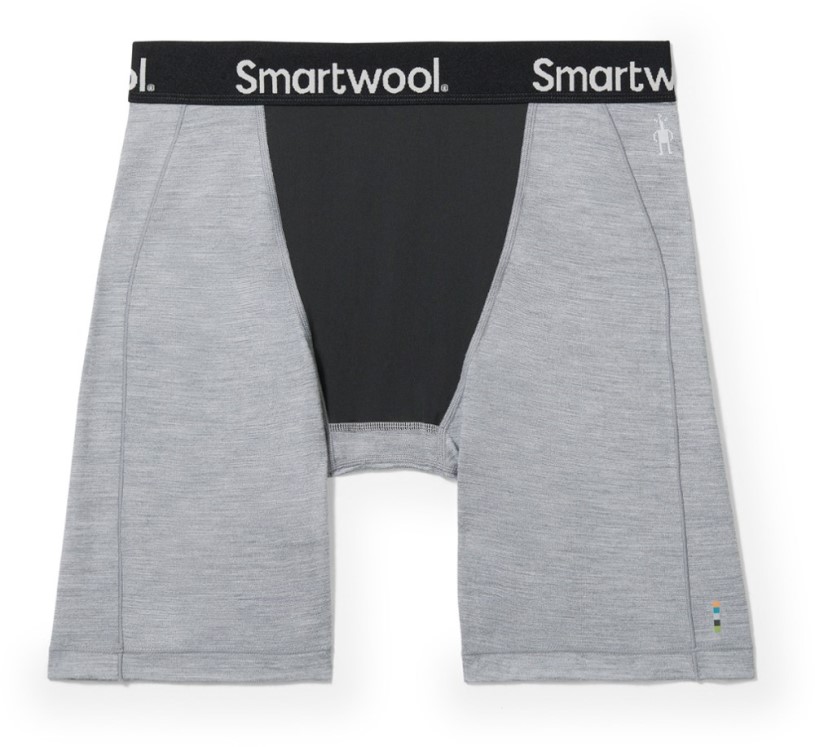 Light Gray Smartwool Merino Sport Wind Boxer Briefs Men REi Co-op IE