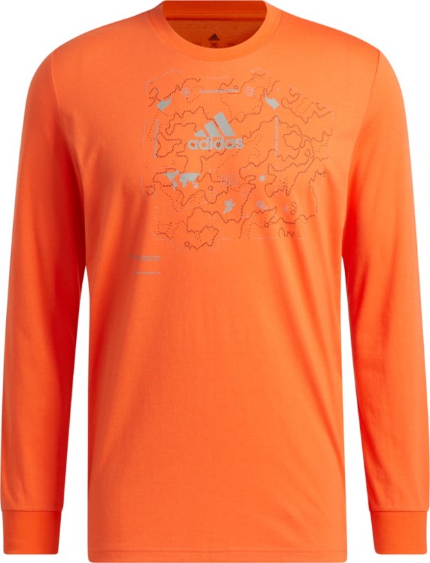 REi Co-op IE Adidas X-City G Long-Sleeve T-Shirt Men Orange