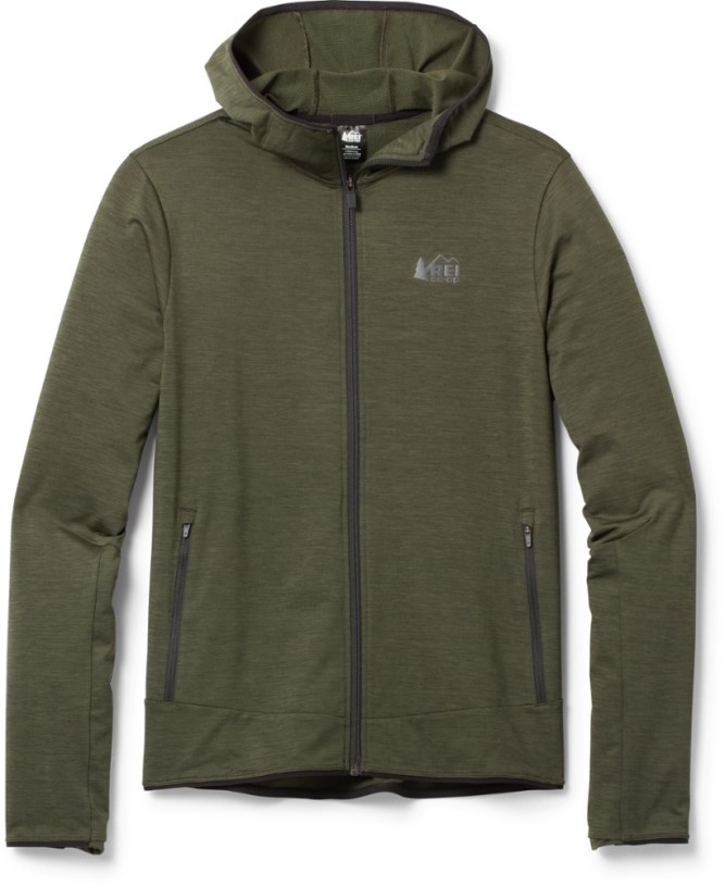 Olive REi Co-op IE Active Pursuits Full-Zip Hoodie Men