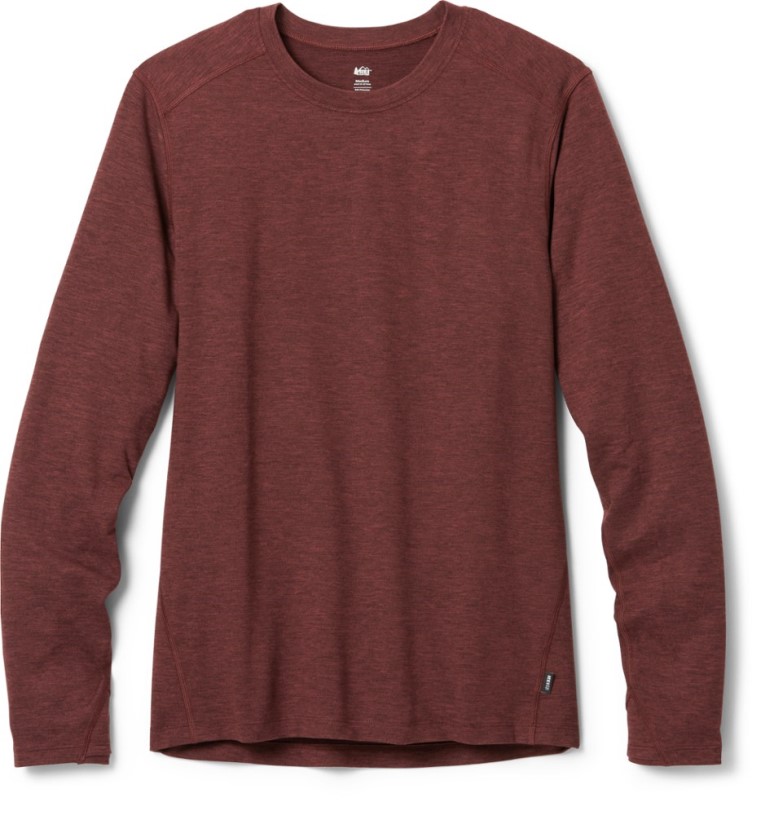 Red REi Co-op IE Midweight Long-Sleeve Base Layer Men