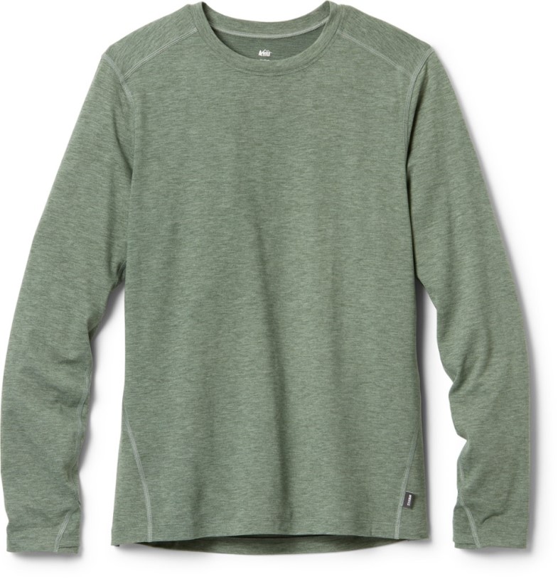 Olive REi Co-op IE Midweight Long-Sleeve Base Layer Men