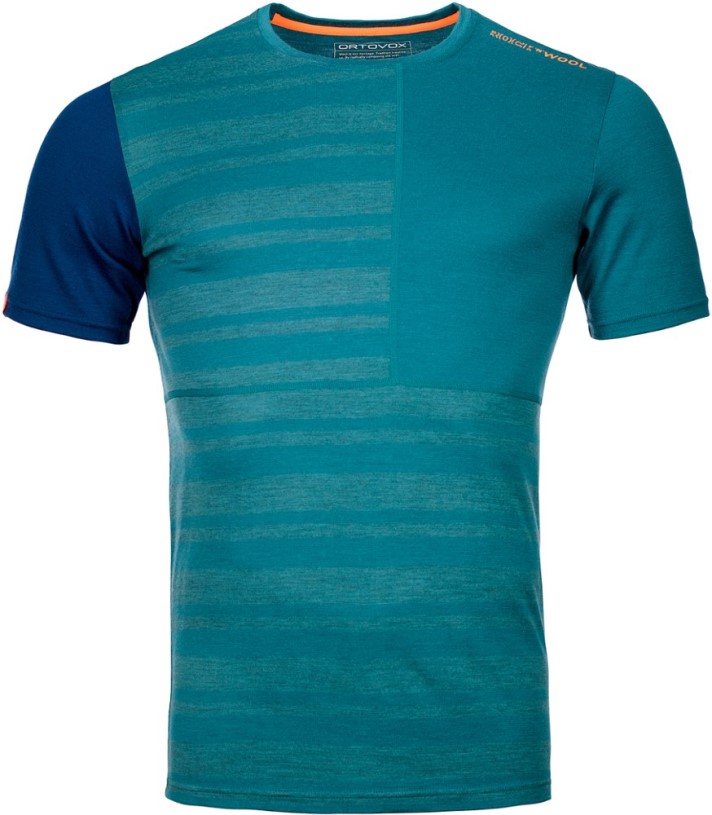REi Co-op IE Green Ortovox 185 Merino Rock'N'Wool Base Layer Top Men