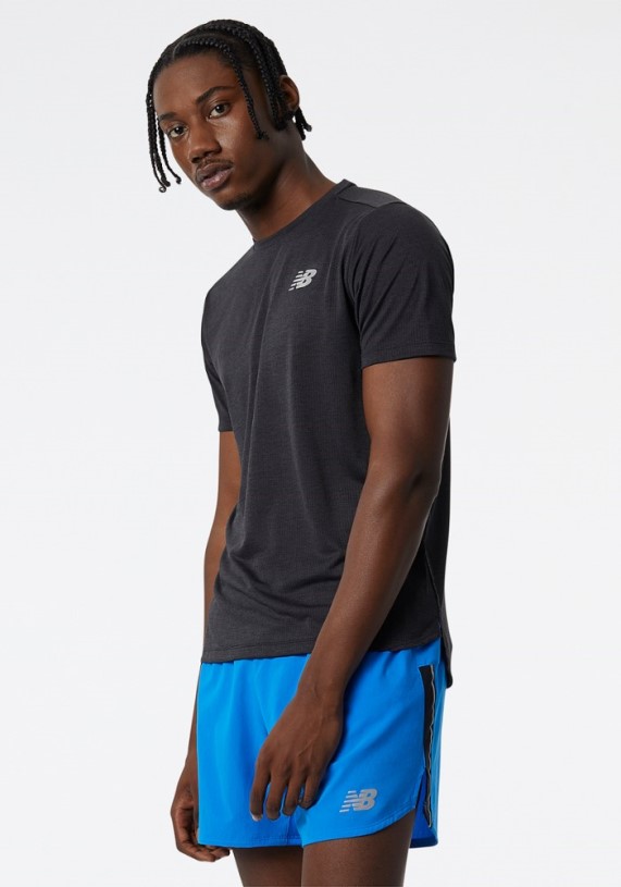 New Balance Impact Run Shirt Men REi Co-op IE Black