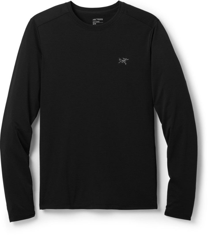 Black REi Co-op IE Arc'Teryx Cormac Crew Long-Sleeve Shirt Men