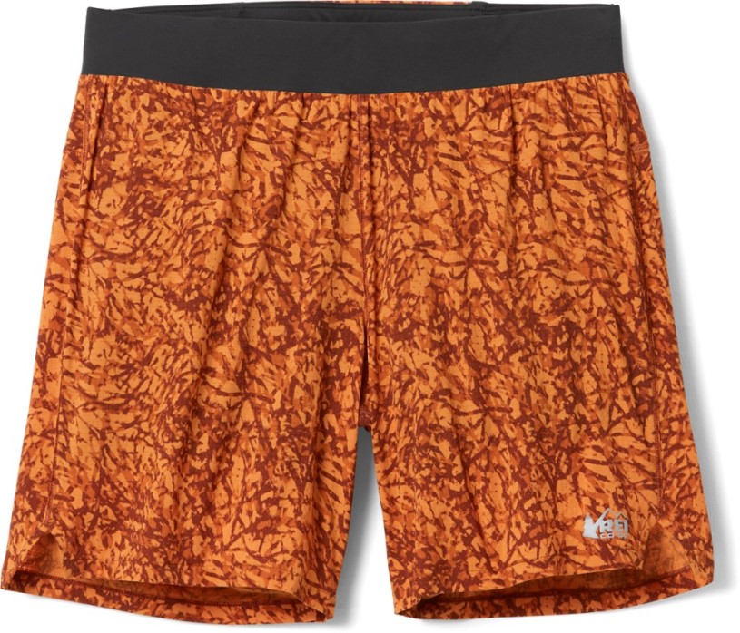 Orange REi Co-op IE Swiftland 7 Running Shorts Men