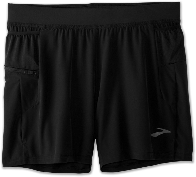 Brooks Sherpa 2-In-1 Shorts Men 5 Inseam REi Co-op IE Black