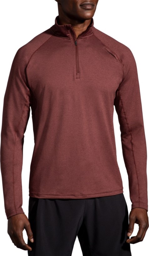 Brooks Dash Half-Zip Top Men REi Co-op IE Run Raisin