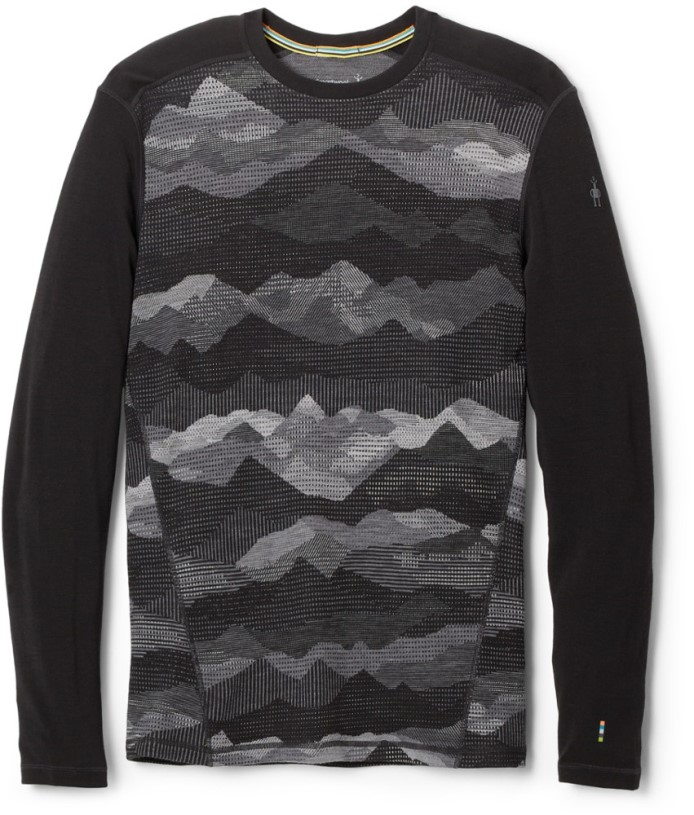 Smartwool Classic Thermal Merino Crew Base Layer Top Men Black REi Co-op IE