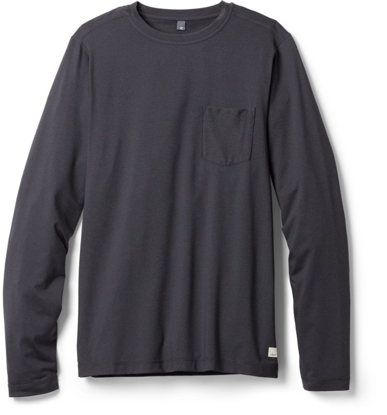 Vuori Tradewind Performance T-Shirt Men Black REi Co-op IE