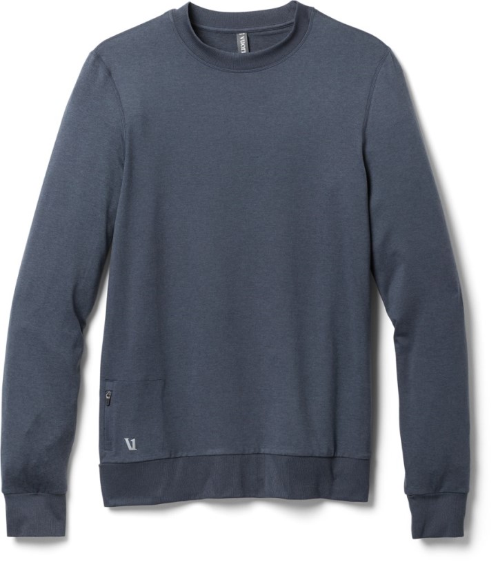 REi Co-op IE Vuori Ponto Performance Crew Sweater Men Azure