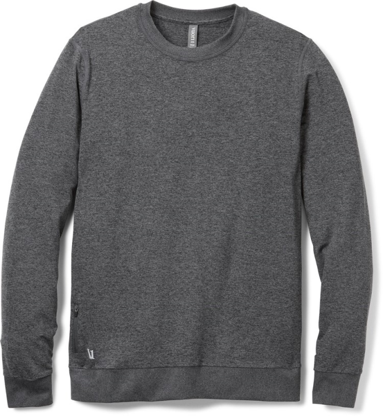 Charcoal Vuori Ponto Performance Crew Sweater Men REi Co-op IE