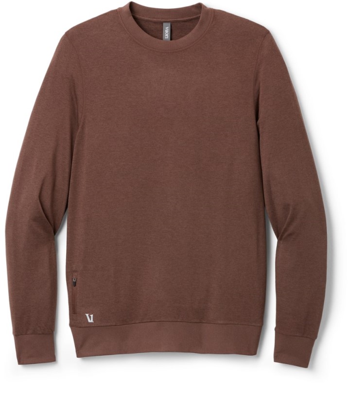 Vuori Ponto Performance Crew Sweater Men REi Co-op IE Chestnut