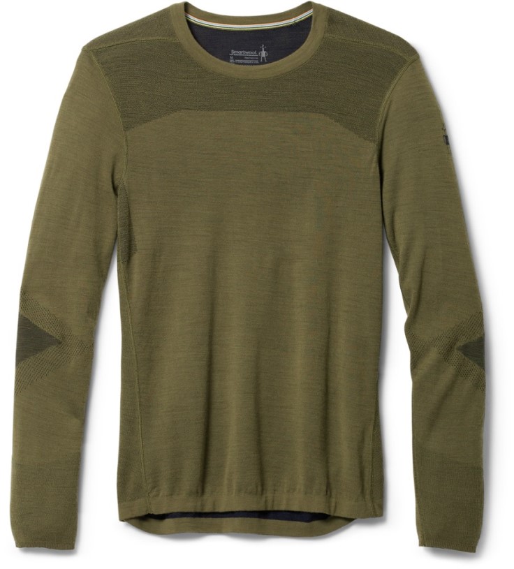 Smartwool Intraknit Thermal Merino Crew Base Layer Top Men Winter Moss REi Co-op IE