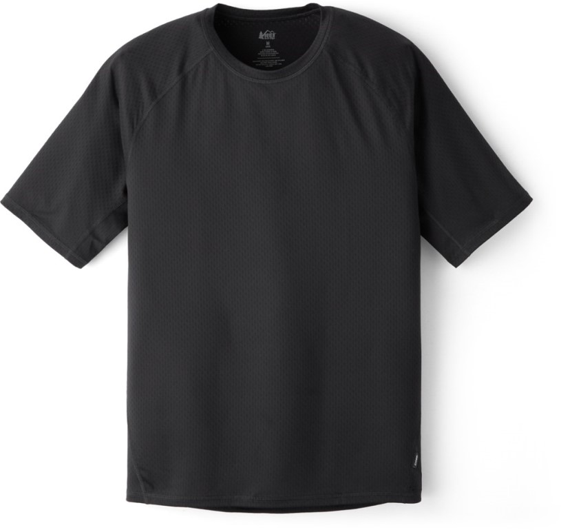 Black REi Co-op IE Lightweight Base Layer Crew Top Men