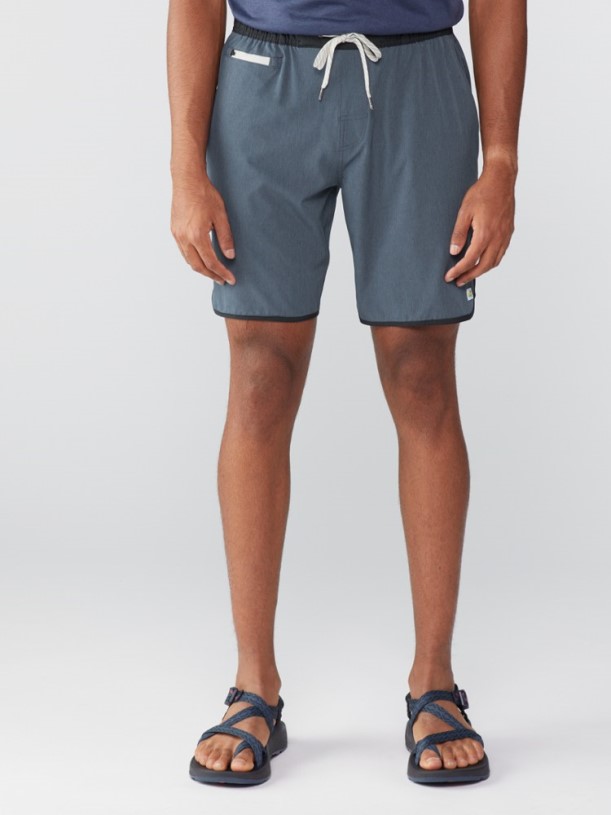 Azure Linen Texture REi Co-op IE Vuori Banks Shorts Men 7.5 Inseam