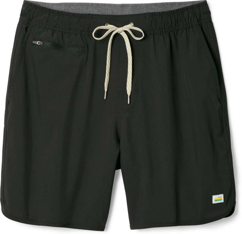 Black Vuori Banks Shorts Men 7.5 Inseam REi Co-op IE