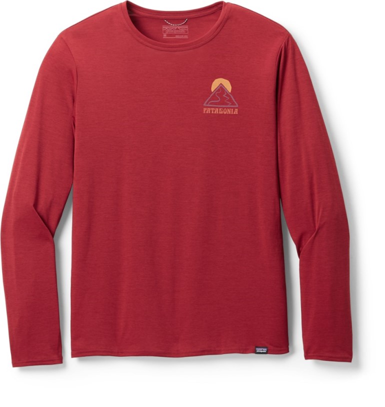 Wax Red X Patagonia Capilene Cool Daily Graphic Long-Sleeve Shirt Men REi Co-op IE