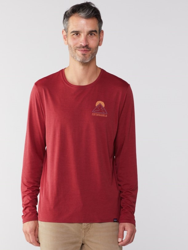 Wax Red X Patagonia Capilene Cool Daily Graphic Long-Sleeve Shirt Men REi Co-op IE
