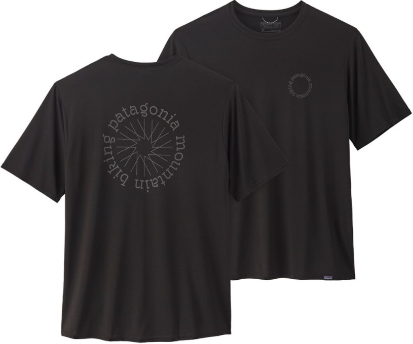 REi Co-op IE Black Patagonia Capilene Cool Daily Graphic T-Shirt Men