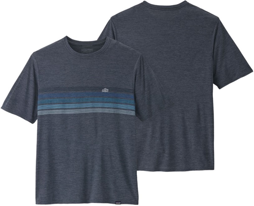 REi Co-op IE Patagonia Capilene Cool Daily Graphic T-Shirt Men Blue