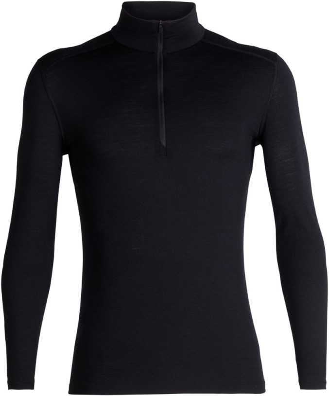 REi Co-op IE Icebreaker 200 Oasis Half-Zip Base Layer Top Men Black