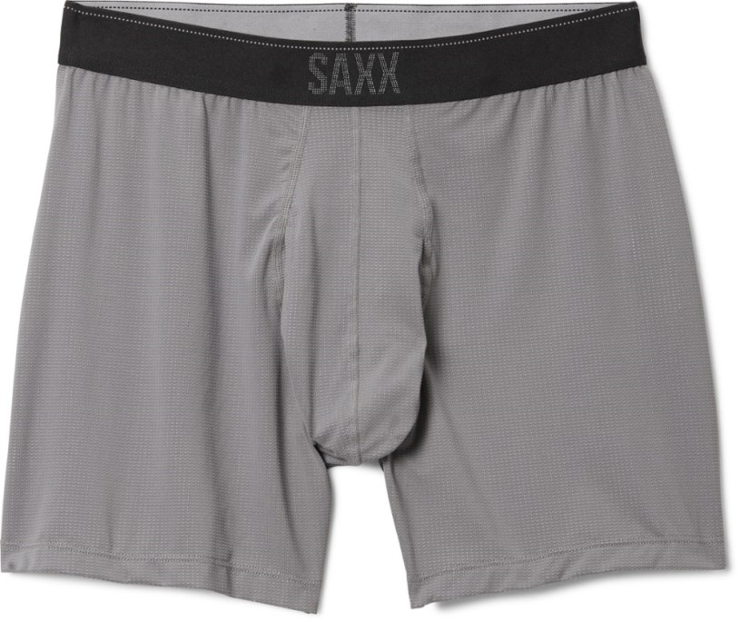 Saxx Quest 2.0 Boxer Briefs Men 5 Inseam REi Co-op IE Dark Charcoal