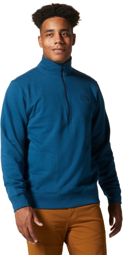 Dark Caspian REi Co-op IE Mountain Hardwear Mhw Logo Half-Zip Top Men