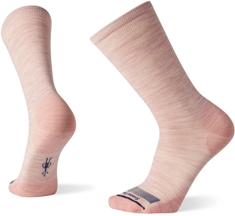 REi Co-op IE Pink Smartwool Everyday Anchor Line Crew Socks Men