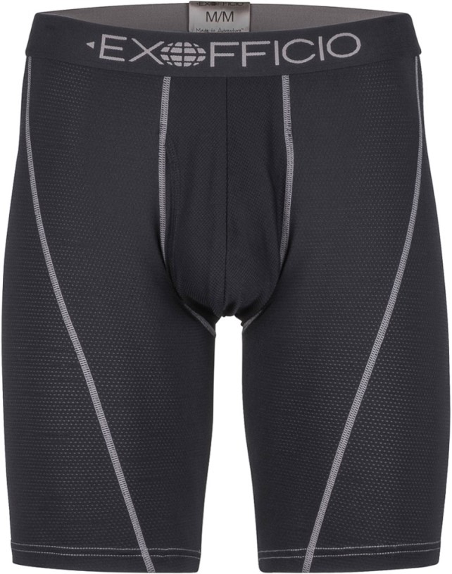 Exofficio Give-N-Go Sport Mesh Boxer Briefs Men 9 Inseam REi Co-op IE Black