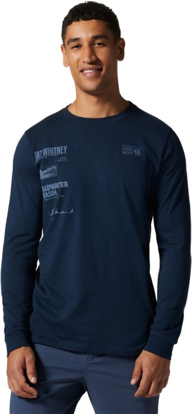Mountain Hardwear Sea Level Long-Sleeve T-Shirt Men Navy REi Co-op IE