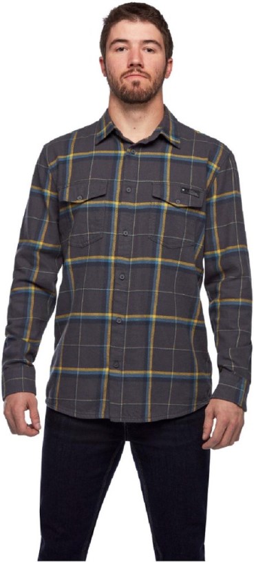 Black Diamond Valley Flannel Shirt Men Blue REi Co-op IE