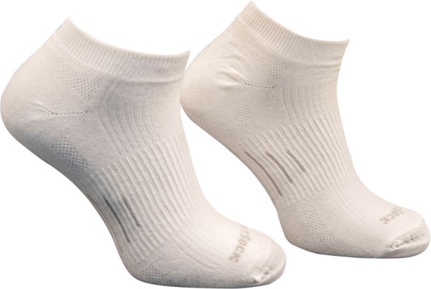 White Wrightsock Eco Run Low Quarter Socks REi Co-op IE
