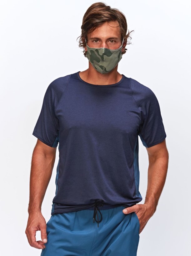 Raw Denim Threads 4 Thought Colorblock Reactive Crew T-Shirt Men REi Co-op IE