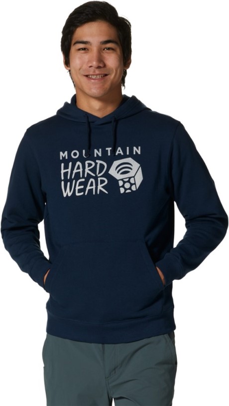 Navy REi Co-op IE Mountain Hardwear Mhw Logo Pullover Hoodie Men