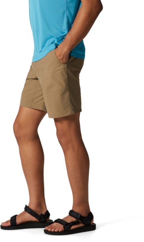 REi Co-op IE Mountain Hardwear Stryder Belted Shorts Men Trail Dust