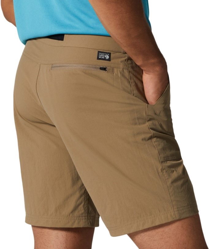 REi Co-op IE Mountain Hardwear Stryder Belted Shorts Men Trail Dust