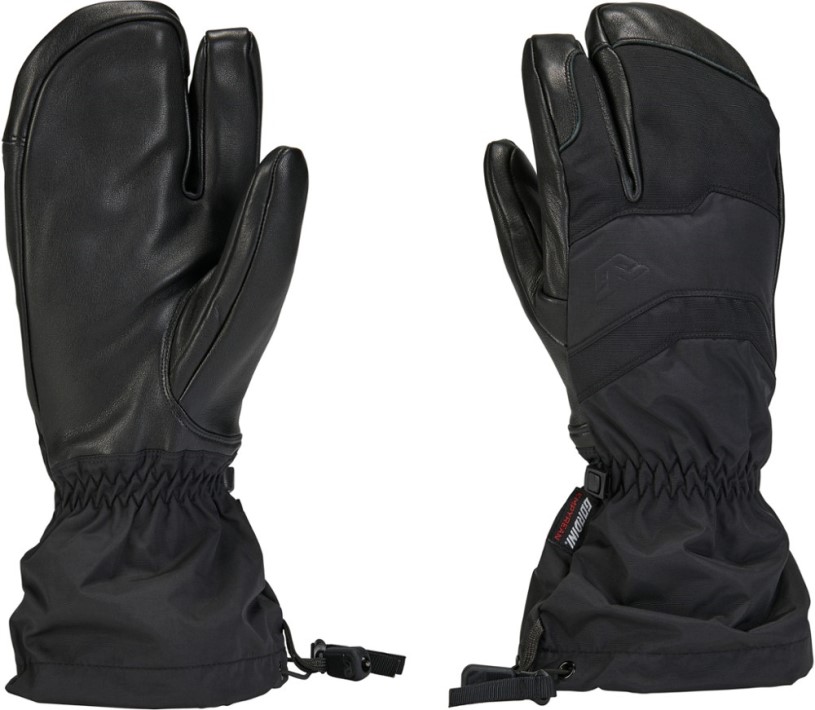REi Co-op IE Gordini Elias Gauntlet 3-Finger Gloves Men Black
