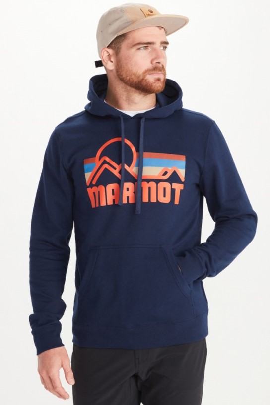 REi Co-op IE Navy Marmot Coastal Hoodie Men Big Sizes