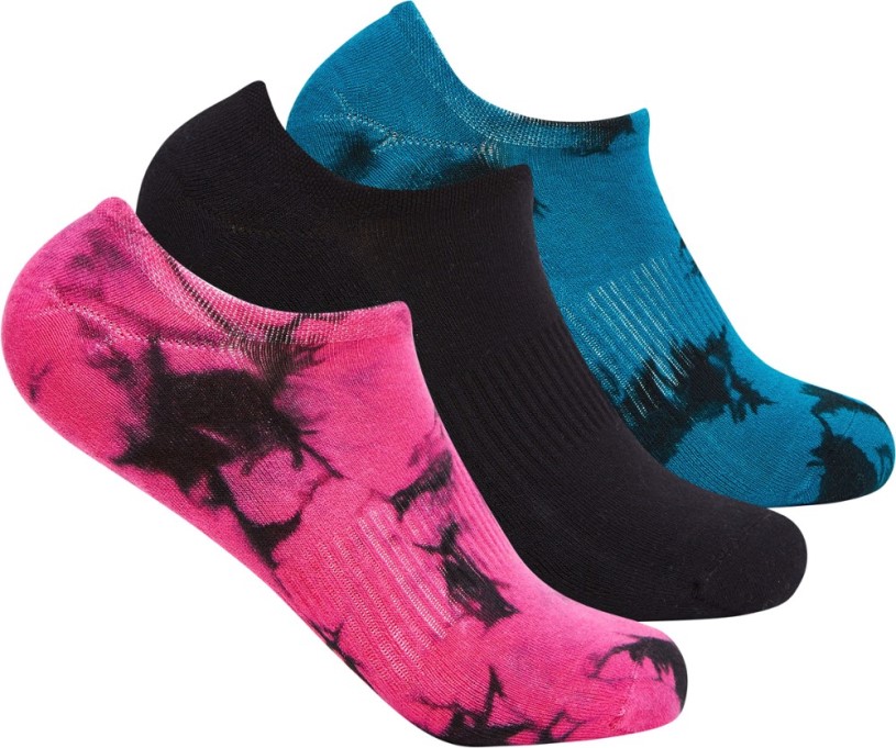 REi Co-op IE Black Thorlo Essentials Tie-Dye No-Show Liner Socks