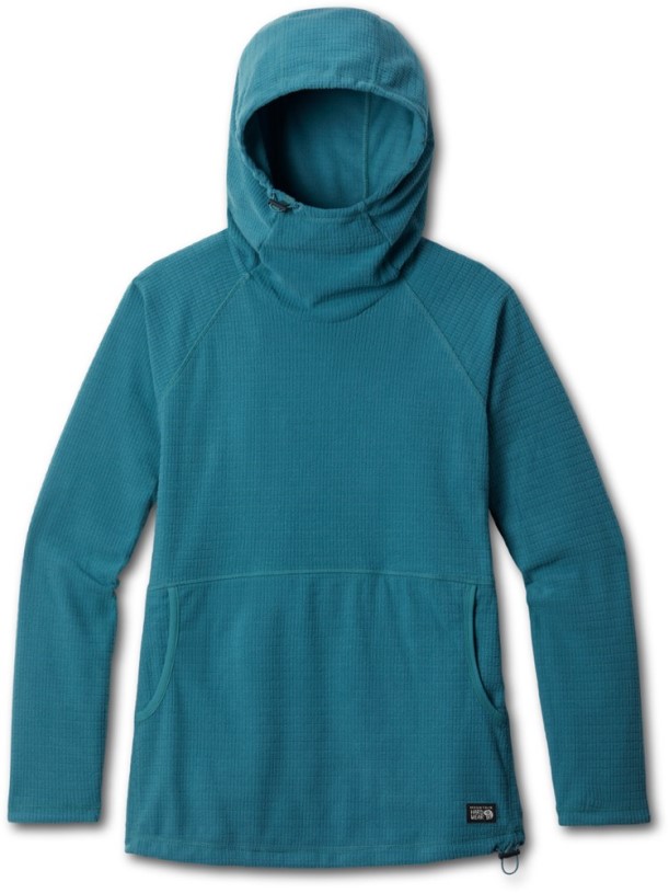 REi Co-op IE Mountain Hardwear Summit Grid Tunic Hoodie Women Caspian
