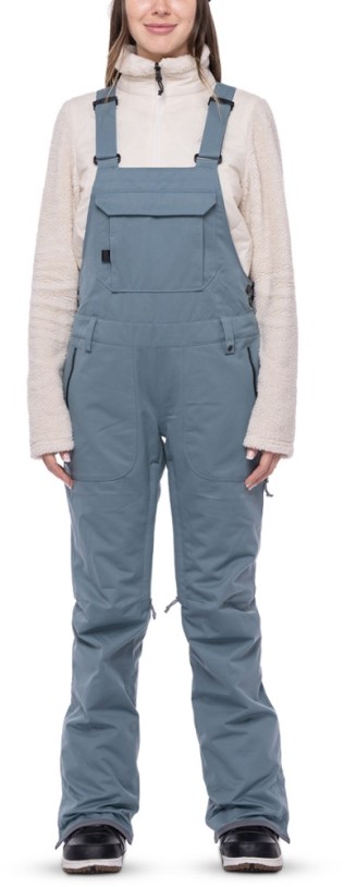 Blue 686 Black Magic Bib Snow Pants Women REi Co-op IE