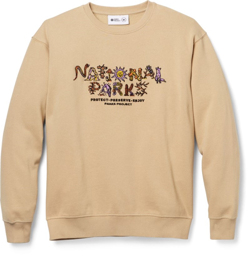 Natural REi Co-op IE Parks Project National Parks '90S Crew Sweatshirt Women