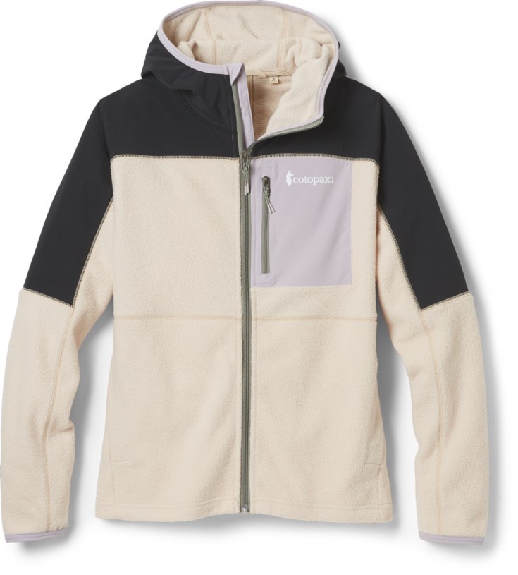 Cotopaxi Abrazo Hooded Full-Zip Fleece Jacket Women Black REi Co-op IE