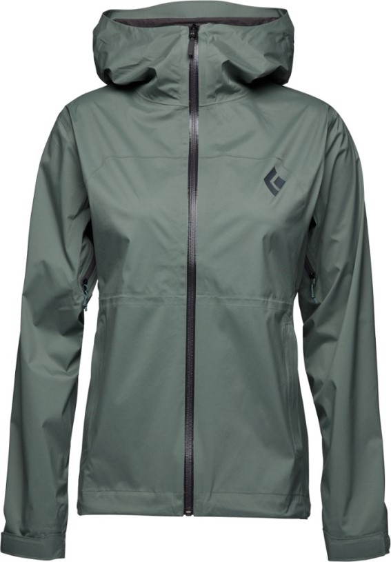 Black Diamond Stormline Stretch Rain Shell Women Green REi Co-op IE