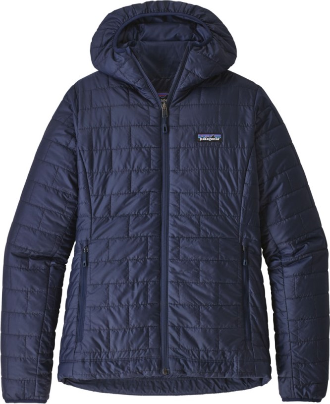 REi Co-op IE Patagonia Nano Puff Insulated Hoodie Women Navy