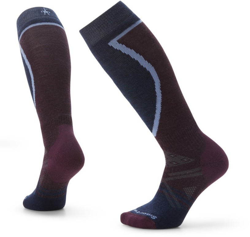 Smartwool Ski Full Cushion Over The Calf Socks Women REi Co-op IE Bordeaux