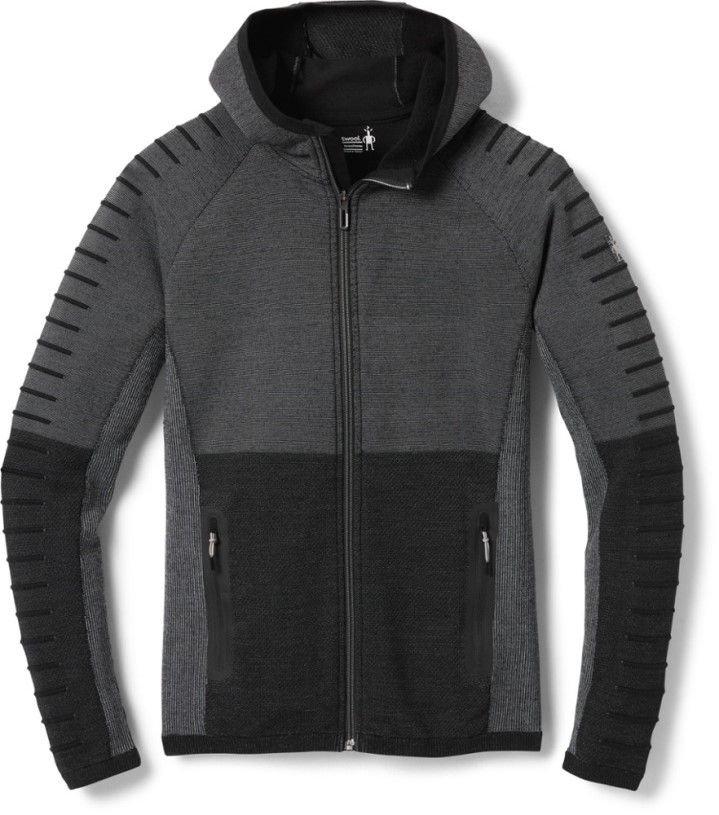 Smartwool Intraknit Merino Fleece Full-Zip Hoodie Women Black REi Co-op IE