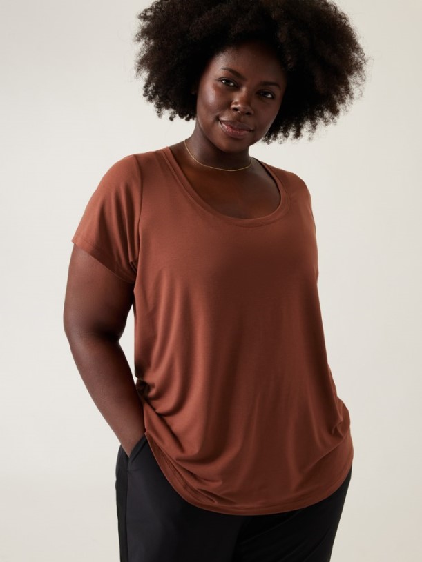 Ancient Mahogany Athleta Stratus Ii T-Shirt Women REi Co-op IE