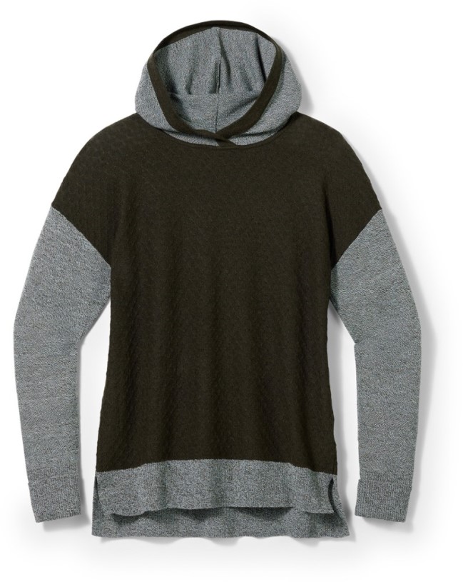 REi Co-op IE Smartwool Shadow Pine Hoodie Sweater Women North Woods
