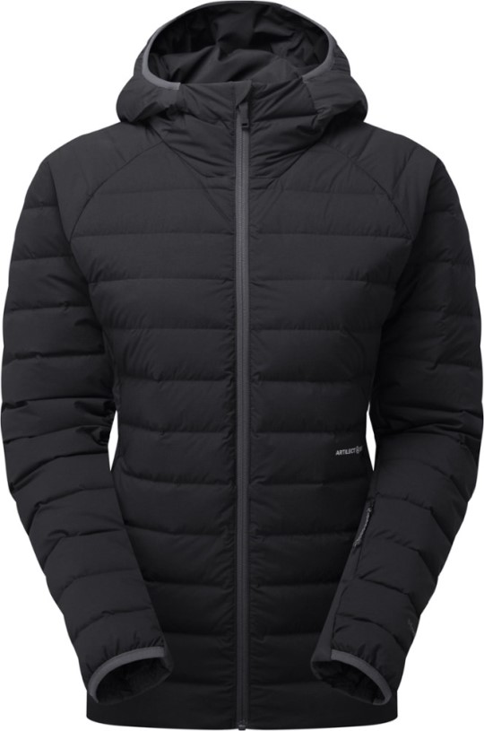 Artilect Divide Fusion Stretch Down Hoodie Women REi Co-op IE Black